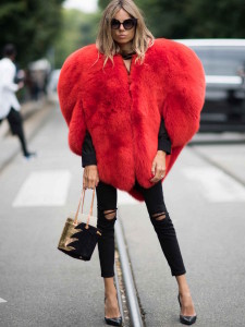 Furs a cuore Saint Laurent