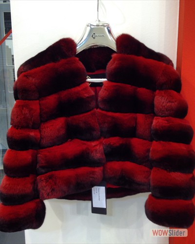 Bolero in chinchillà red