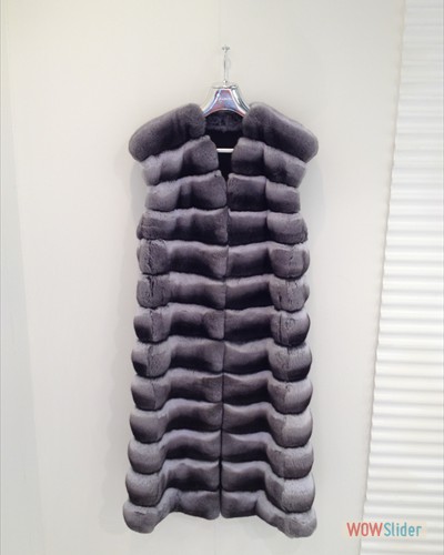 Gillet in chinchillà + Cashmere