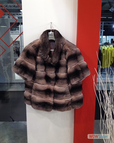 Jacket in chinchillà phard