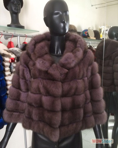 Jacket in sable phard  